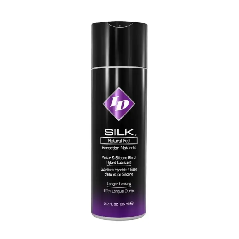 ID SILK - Lubricante híbrido silicona y agua 65 ml para sensaciones naturales