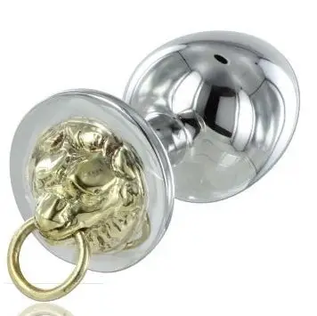Metal Hard - Anal Plug Steel Tiger de acero pulido para experiencia anal