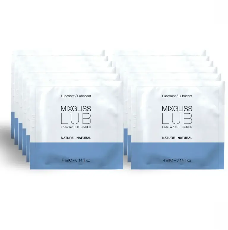 MIXGLISS Lubricante Natural Base Agua 12 Dosis 4 ml