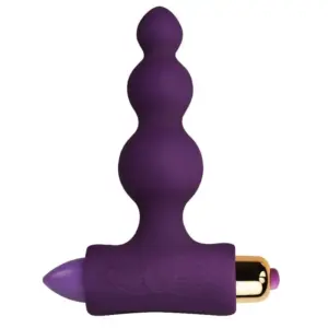 Rocks-Off Petite Bubbles Anal Stimulator Lilac, vibrador anal pequeño