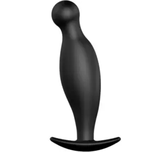 Pretty Love Silicone Anal Plug 11.7 cm negro para estimulación anal