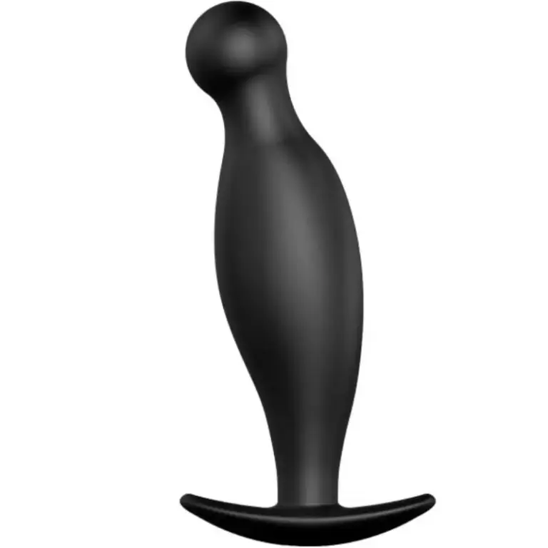 Pretty Love Silicone Anal Plug 11.7 cm negro para estimulación anal