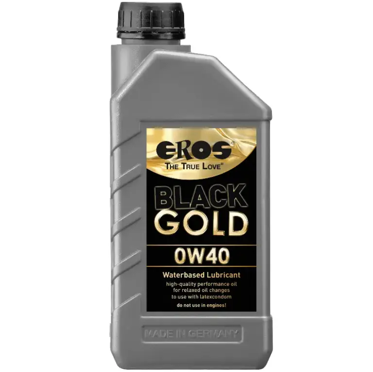 EROS Black Gold 0W40 Lubricante base agua 1000 ml para uso prolongado