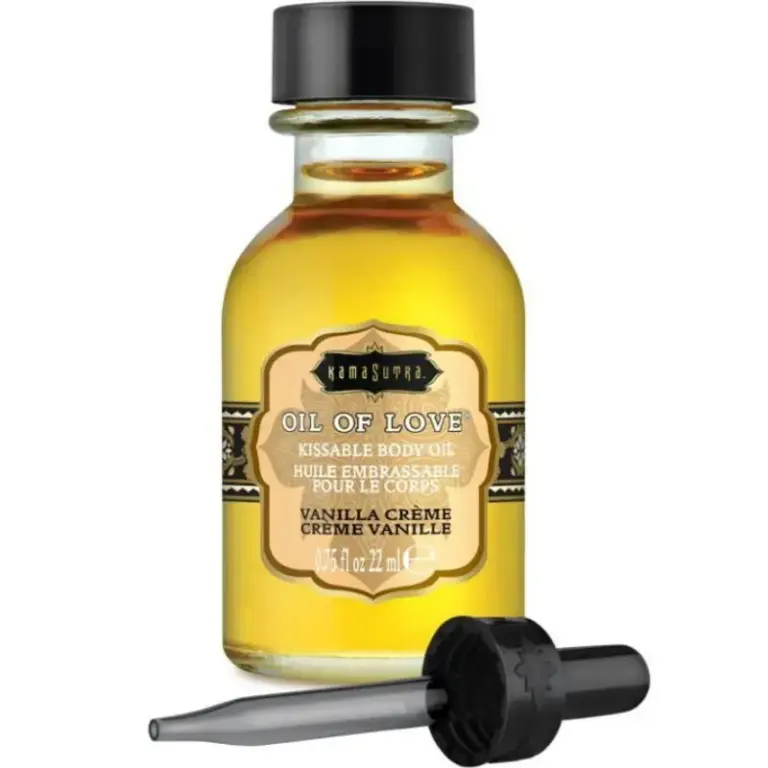 KAMASUTRA - Edible Oil Vainilla 22 ml: aceite comestible para juegos sensuales