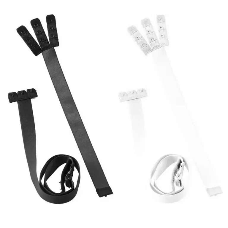 Bye Bra Open Back Bra Adapter en negro y blanco para sujetadores sin espalda