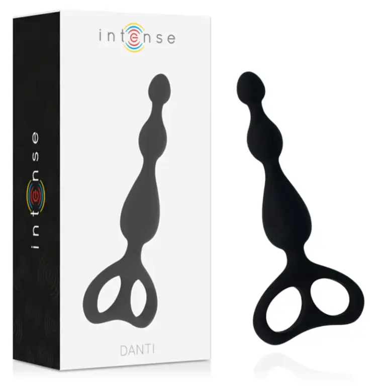 INTENSE - BLACK ANAL DANTI: Estimulador anal de silicona suave y seguro
