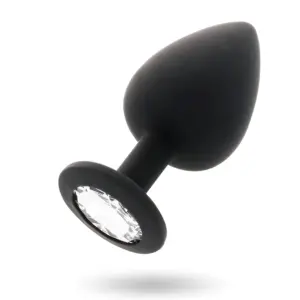 INTENSE - SHELKI S Plug Anal Negro de Silicona Suave