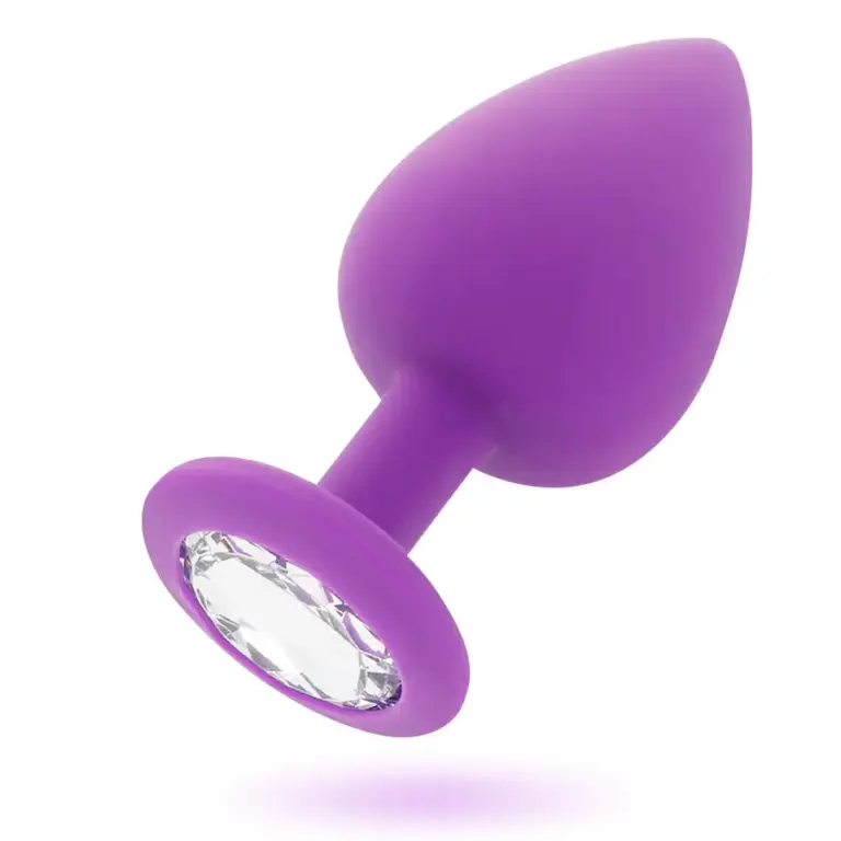 INTENSE - SHELKI M Anal Plug Lilac de silicona suave y elegante