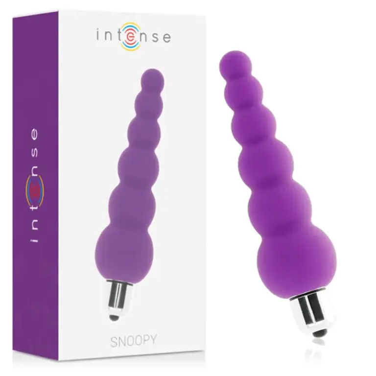 INTENSE - SNOOPY 7 SPEEDS SILICONE LILAC: vibrador suave y versátil