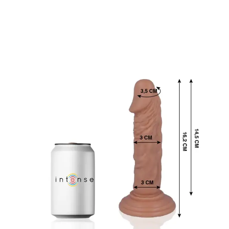 MR INTENSE - Dildo realista 16.2 cm con ventosa fuerte