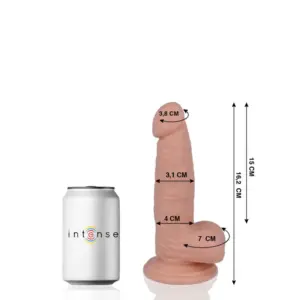 MR INTENSE - 4 Realistic Cock 16.2 cm - 3.1 cm, dildo realista flexible