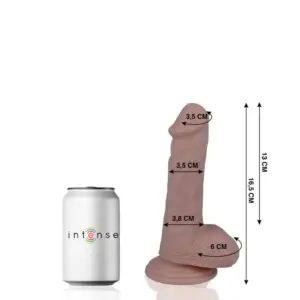 MR INTENSE - Dildo realista 16.5 cm con ventosa resistente