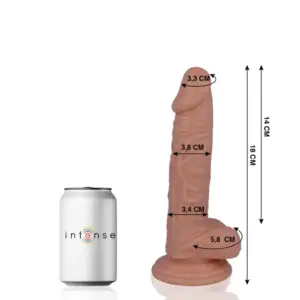 MR INTENSE - Dildo realista 18 cm con ventosa fuerte