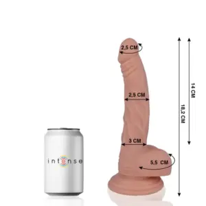 MR INTENSE - Dildo realista 18.2 cm con ventosa fuerte