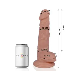 MR INTENSE - Dildo realista 18.5 cm con ventosa resistente