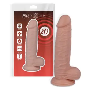 Mr Intense - Dildo Realista 20 cm con Succión Firme