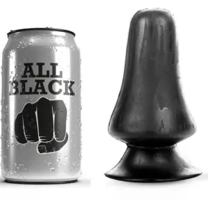 ALL BLACK - Anal Plug 12 cm para una experiencia intensa y segura