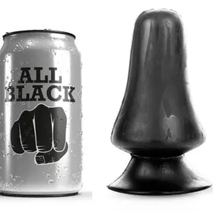 ALL BLACK - Anal Plug 12 cm para una experiencia intensa y segura