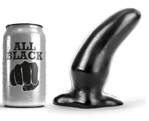 ALL BLACK - Anal Plug 13 cm para estimulación precisa y cómoda