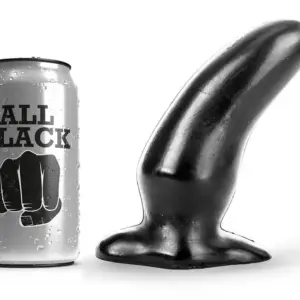 ALL BLACK - Anal Plug 13 cm para estimulación precisa y cómoda