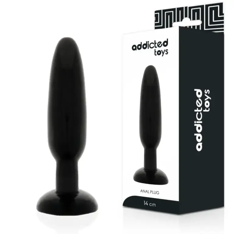 Addicted Toys - Anal Plug 14 cm de TPR flexible y seguro