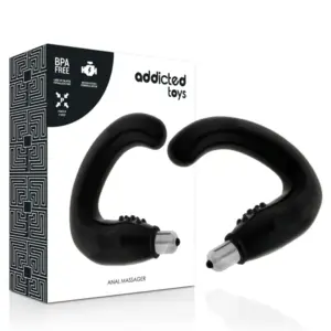 Addicted Toys - Anal Massager Black: Estimulación Prostática Precisa y Potente