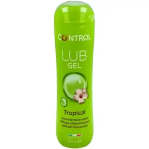 CONTROL - Lubricante Gel Tropical base agua 75 ml para mayor confort