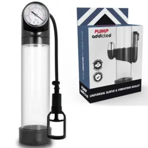 Pump Addicted RX9 Transparent Vibrator: potencia y tamaño con vibración