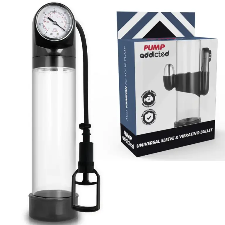Pump Addicted RX9 Transparent Vibrator: potencia y tamaño con vibración