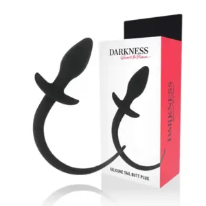 Darkness Anal Plug 28 cm de Silicona Negra para Placer Anal