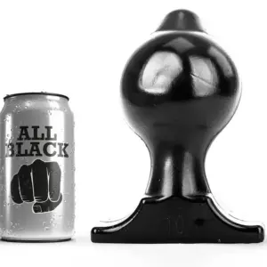 ALL BLACK - Plug anal 17,5 cm de largo y 10 cm de ancho