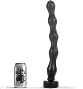 ALL BLACK - Anal Beads 41,5 cm para una estimulación progresiva