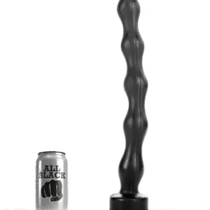 ALL BLACK - Anal Beads 41,5 cm para una estimulación progresiva