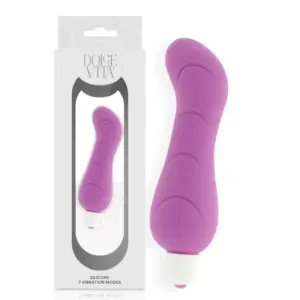 Dolce Vita G-Spot Purple Silicone: Vibrador Punto G versátil y elegante