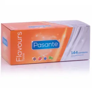 PASANTE Condoms Flavors 144 unidades de preservativos saborizados