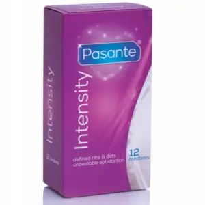 Pasante Points and Str as Intensity 12 unidades - Preservativos texturizados