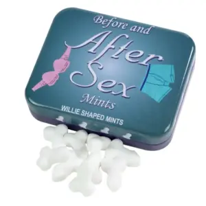 Caramelos Spencer & Fleetwood Mint Candy en forma de pene, sin azúcar