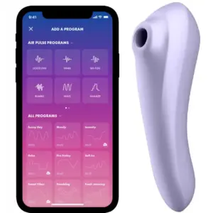 SATISFYER Dual Pleasure Air Pulse Vibrador Clítoris y Punto G Mauve
