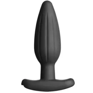 ElectraStim Silicone Black Rocker Butt Plug Medium para electroestimulación anal