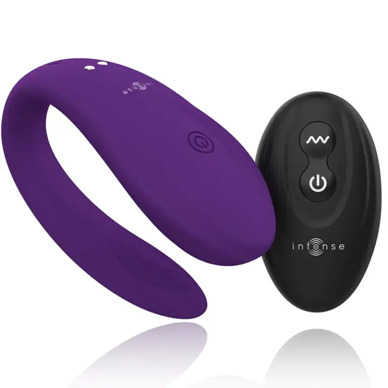 INTENSE - Bruno Partner Double Lilac Pleasure: vibrador para parejas con doble estimulación