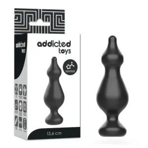 ADDICTED TOYS - Anal Sexual Plug 13.6 cm Negro para Principiantes
