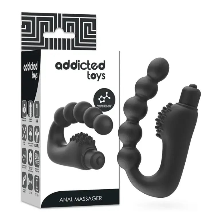 Addicted Toys - Masajeador Prostático Anal con Vibración Flexible