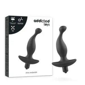 Addicted Toys Anal Massager con Vibración Negra Modelo 1
