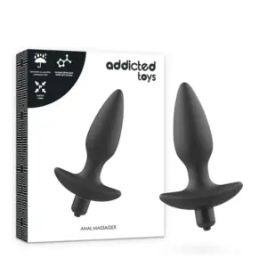 Addicted Toys - Massager Plug Anal con Vibración Negro