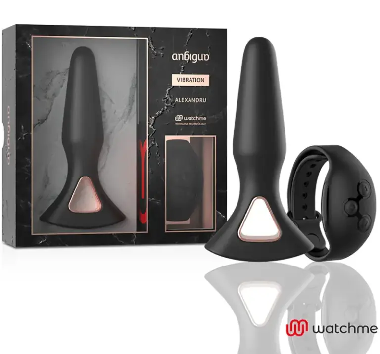 ANBIGUO ALEXANDRU: Vibrador anal con control remoto WATCHME