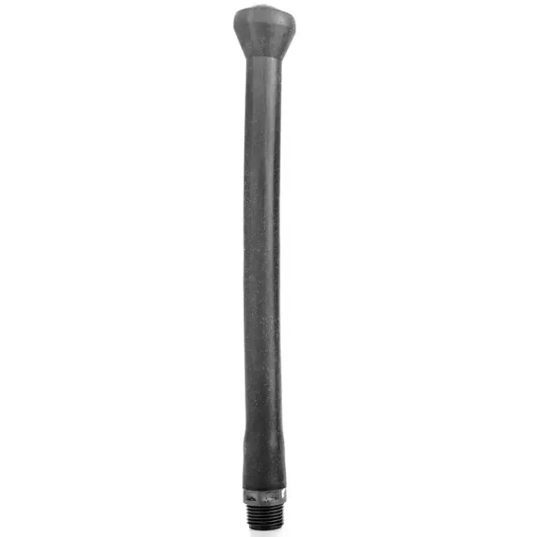 ALL BLACK - Shower Anal Silicone Sistema Stopper 27 cm de silicona segura
