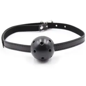 OHMAMA FETISH - Ball Gag con Ventilación y Correas Ajustables