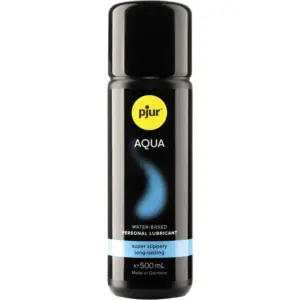 Pjur Aqua Lubricante Base Agua 500 ml - Hidratación y Longevidad