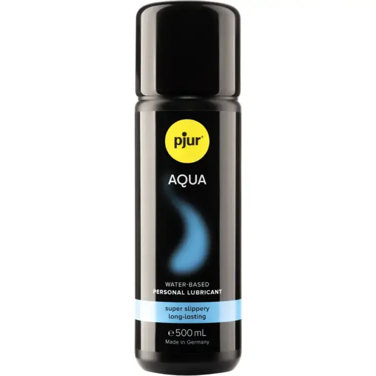 Pjur Aqua Lubricante Base Agua 500 ml - Hidratación y Longevidad