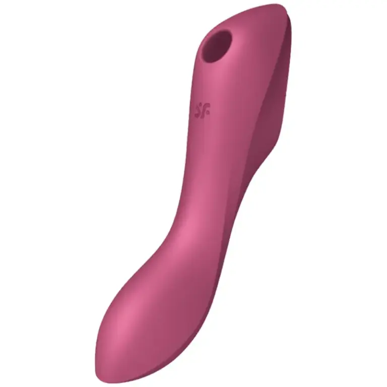 Satisfyer Curvy Trinity 3 Air Pulse Vibrator Red: placer múltiple y versátil